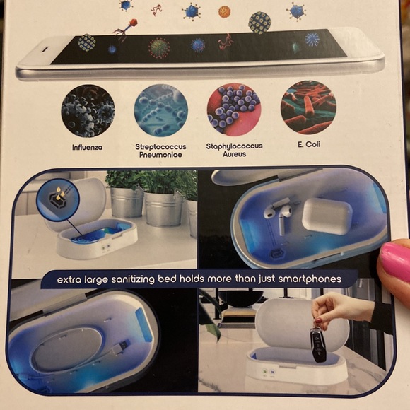 Sanitizer for Cell with Aromatherapy Diffuser USB powered use Essential Oils NIB - Picture 7 of 11